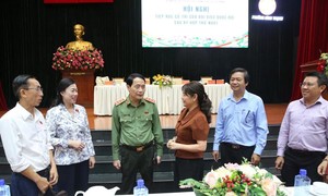Thượng tướng Lê Quốc Hùng, Thứ trưởng Bộ Công an tiếp xúc cử tri tại TPHCM