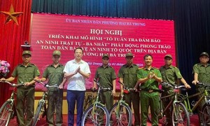 Triển khai mô hình “Tổ tuần tra bảo đảm an ninh, trật tự - Ba nhất”
