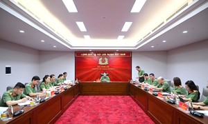 Thứ trưởng Lê Quốc Hùng chủ trì Kỳ họp thứ nhất UBKT Đảng uỷ CATW nhiệm kỳ 2025 - 2030