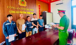 Nhanh chóng điều tra bắt giữ 5 đối tượng cắt trộm dây cáp điện tại công trường