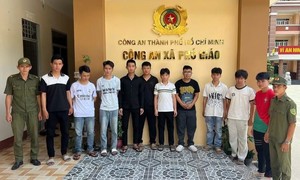 Tạm giam nhiều đối tượng gây rối trật tự công cộng
