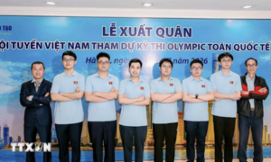 Olympic Toán quốc tế 2026 tại Trung Quốc: cả 6 học sinh Việt Nam đều đoạt huy chương