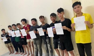 Chặn kịp thời nhóm thanh niên mang hung khí đi giải quyết mâu thuẫn
