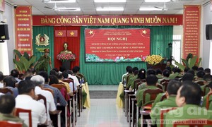 Khám phá 82% vụ án hình sự, thu gom vũ khí, vật liệu nổ vượt 207% chỉ tiêu