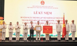 Viện Kiểm sát nhân dân TPHCM đón nhận Danh hiệu Anh hùng Lao động