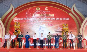 Bộ Công an khánh thành Khu lưu niệm Anh hùng liệt sỹ Công an nhân dân Bùi Thị Cúc tại Hưng Yên