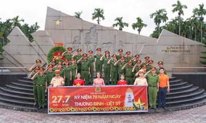 Trại tạm giam số 2 Công an TPHCM: Tri ân nguồn cội, phát huy đạo lý “Uống nước nhớ nguồn” của dân tộc