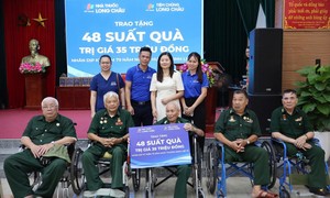 Thăm hỏi, tặng quà các thương binh, bệnh binh tại Ninh Bình