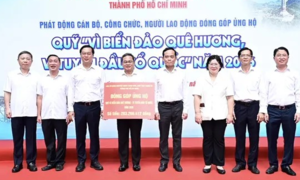 TPHCM: Các cơ quan, đơn vị ủng hộ Quỹ “Vì biển đảo quê hương – Vì tuyến đầu Tổ quốc”