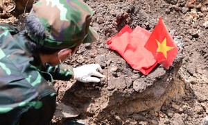 Thông tin mới nhất về công tác tìm kiếm, quy tập hài cốt liệt sĩ tại Công viên Lê Thị Riêng