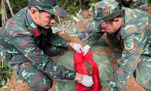 Tìm thấy 9 hài cốt liệt sĩ tại xã Đăk Pék