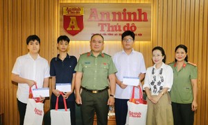 Trao điểm tựa, nâng bước những người con của cán bộ Công an hy sinh