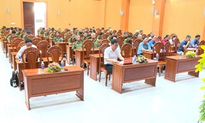 Công an phường Bà Rịa: Huấn luyện nghiệp vụ PCCC và CNCH cho lực lượng cơ sở