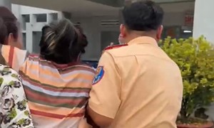 Video: CSGT kịp thời hỗ trợ dẫn đường đưa bệnh nhân đau tim, co giật đi cấp cứu