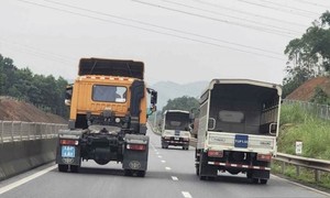 Cấm học viên tập lái xe ôtô trên đường cao tốc phân kỳ đầu tư và tại làn số 1 của đường cao tốc