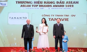 Mỹ phẩm TANANTO được vinh danh top 10 Thương hiệu ASEAN 2022