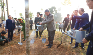 Bộ Công an phát động Tết trồng cây năm 2023 "Vì một Việt Nam xanh”
