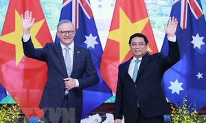 Thủ tướng Phạm Minh Chính chủ trì lễ đón Thủ tướng Australia Anthony Albanese