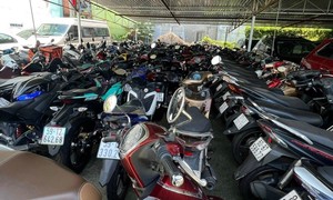 TPHCM: Kiểm tra các tiệm cầm đồ, phát hiện hàng trăm xe máy không rõ nguồn gốc