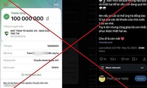 Bộ Công an sẽ xử lý hành vi sửa, làm giả biên lai chuyển khoản để "phông bạt" trong từ thiện