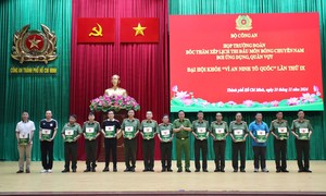 Đại hội khỏe "Vì an ninh Tổ quốc" lần thứ IX: Họp trưởng đoàn và bốc thăm lịch thi đấu