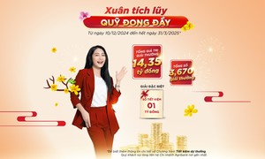 Cơ hội trúng 1 tỷ đồng khi tham gia gửi tiết kiệm dự thưởng cùng Agribank