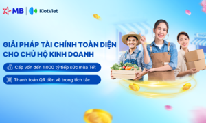 MB cùng KiotViet đem lại giải pháp tài chính toàn diện tiếp sức cho hộ kinh doanh mùa Tết 2025