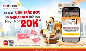 HDBank khuyến nghị khách hàng nhanh chóng bổ sung sinh trắc học, tránh gián đoạn giao dịch