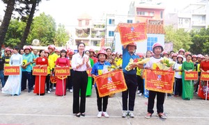 Sôi nổi, hào hứng hội thi nghiệp vụ chữa cháy và cứu nạn cứu hộ quận Tân Bình