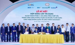 3 ngân hàng cam kết cấp tín dụng 1,8 tỷ USD cho dự án sân bay Long Thành