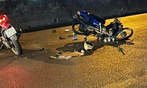 Hai xe máy tông trực diện trên Quốc lộ 1A, nam thanh niên tử vong