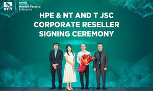 Công ty NT AND T JSC chính thức trở thành Corporate Reseller của HPE tại Việt Nam