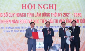 Phó Thủ tướng Trần Lưu Quang dự Hội nghị công bố quy hoạch tỉnh Lâm Đồng