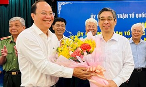 Phó Bí thư Thành uỷ Nguyễn Phước Lộc đồng thời giữ chức Chủ tịch UBMTTQVN TPHCM