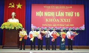 Quảng Nam công bố nhiều nhân sự chủ chốt