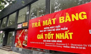 Làn sóng trả mặt bằng bùng nổ: Thời của kinh doanh online