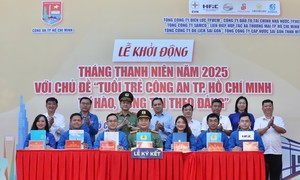 Tuổi trẻ Công an TPHCM khởi động Tháng Thanh niên "Tự hào, vững tin theo Đảng”