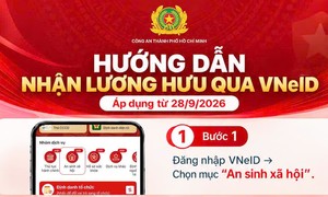 Tiện ích vượt trội khi nhận lương hưu qua ứng dụng VNeID