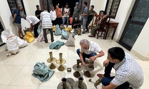 Điều tra làm rõ đối tượng gây ra hàng loạt vụ trộm đồ thờ cúng