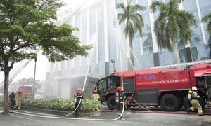 Thực tập phương án chữa cháy, cứu nạn, cứu hộ tại Công ty Cổ phần dịch vụ hàng hóa Sài Gòn