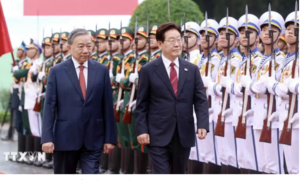 Tổng Bí thư, Chủ tịch nước Tô Lâm chủ trì Lễ đón chính thức Tổng thống Hàn Quốc Lee Jae Myung