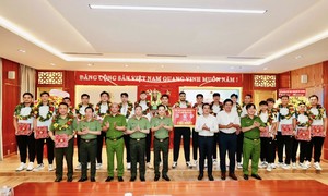 Lễ mừng công Đội bóng chuyền Công an TPHCM vô địch Cúp Hùng Vương năm 2026