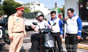 TPHCM: Cách làm mới trong trang bị kiến thức, kỹ năng chạy xe an toàn cho học sinh