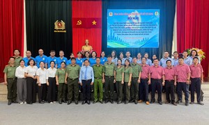 Đoàn viên Công đoàn Công an TPHCM học tập, quán triệt Nghị quyết Đại hội XIV của Đảng