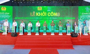 Khởi công dự án nhà ở xã hội cho lực lượng Công an tại tỉnh Nghệ An