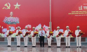 Hai tập thể thuộc Công an TPHCM vinh dự được Chủ tịch nước phong tặng danh hiệu Anh hùng LLVTND