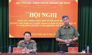 Hội thi Lực lượng tham gia bảo vệ ANTT ở cơ sở giỏi khu vực phía Nam sẽ diễn ra tại TPHCM