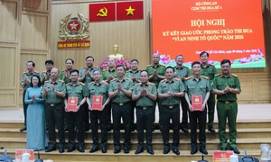 Cụm thi đua số 1 - Bộ Công an ký kết Giao ước thi đua “Vì an ninh Tổ quốc” năm 2026