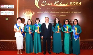 6 giải pháp ngân hàng số của BIDV đạt giải Sao Khuê 2026