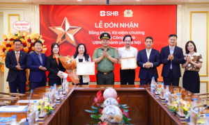 Bộ Công an trao tặng Bằng khen cho Ngân hàng TMCP Sài Gòn – Hà Nội (SHB)